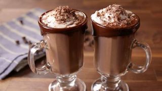 Chocolate quente cremoso