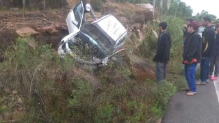 Motorista se perde na curva na ERS 350 , próximo a Picada Grande