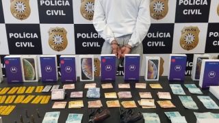 Homem é preso com objetos sem procedência em Guaíba